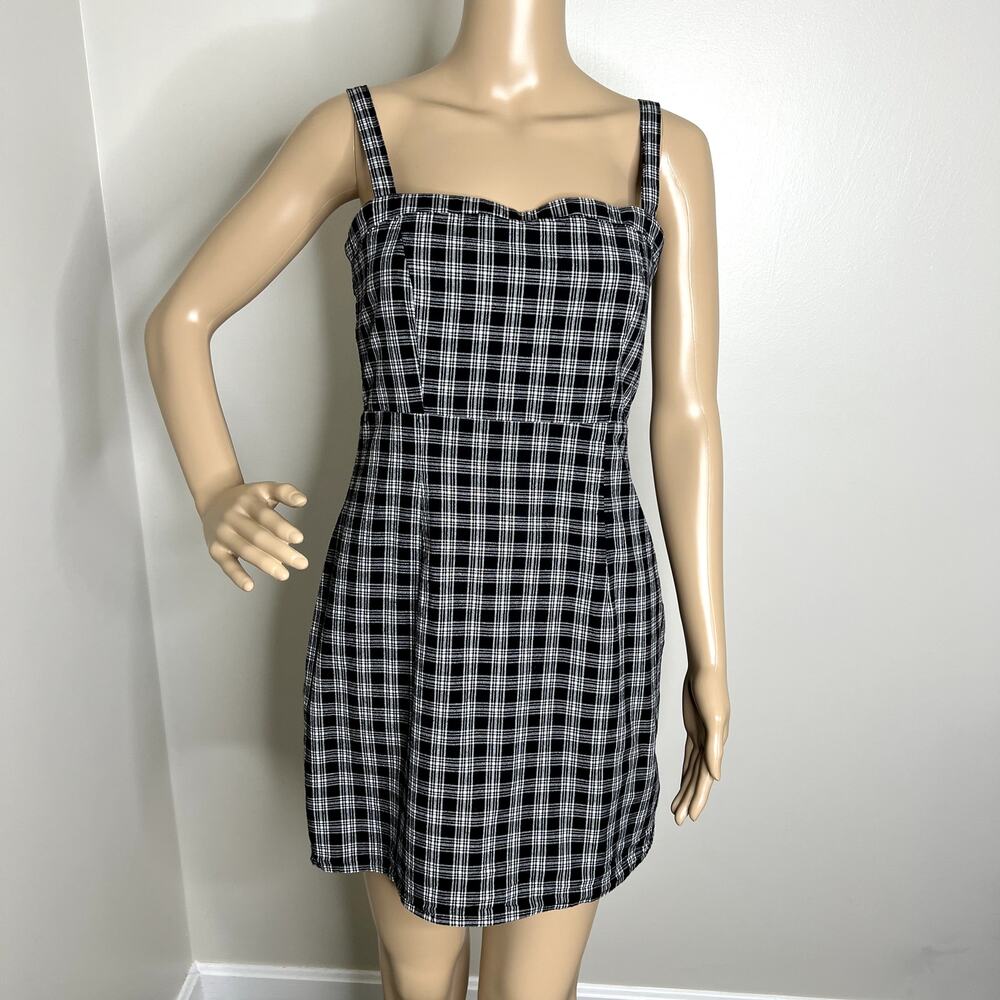 Forever 21 Gingham Plaid Patterned Mini Dress